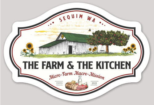 The Farm & The Kitchen Logo Sticker
